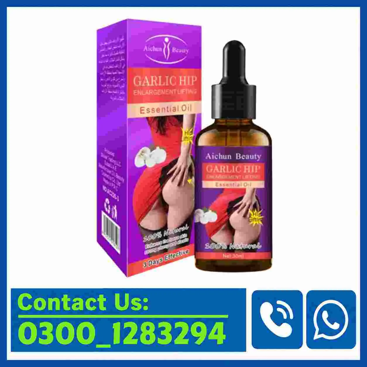 Aichun Beauty Hip Massage Essential Oil Price in Pakistan