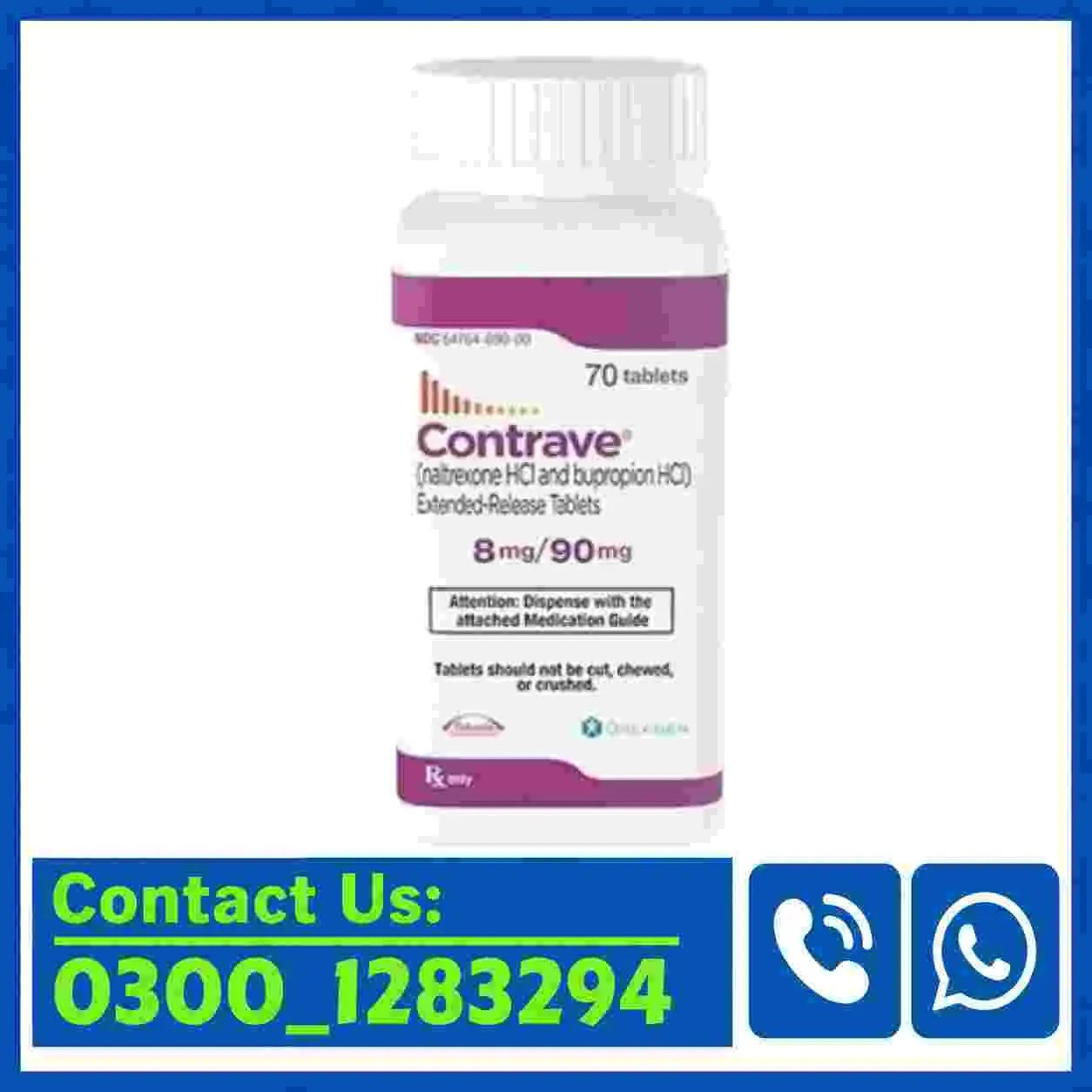 Contrave Tablets Price in Pakistan
