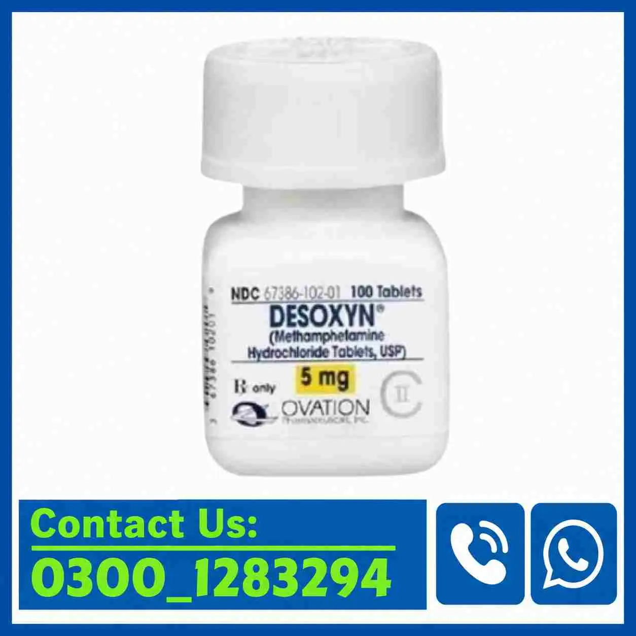 Desoxyn 5mg Tablets in Pakistan